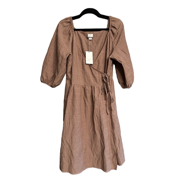 a new day Dresses & Skirts - a. new. day Midi Wrap Dress, Size L